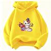 Funny Cat Cute Girls Hoodie Kids Children's Sweatshirt Cute Harajuku Hoody for Boys Autumn Winter Casual Hoodies