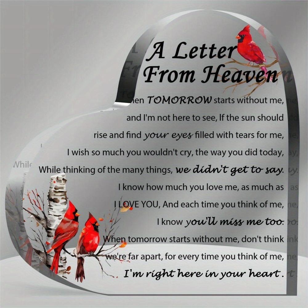 

Мемориал «Сердце с небес» - Утешительный подарок сочувствия в память об ушедшем близком человеке чистый