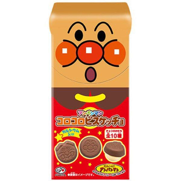Fujiwara family Anpanman Kororo Bisquecho 34g Chocolate