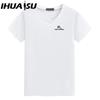 IHUASU Cotton Short Sleeve T-shirt Men's Fashion Loose Half Sleeve Shirt Printed Compassionate Shirt