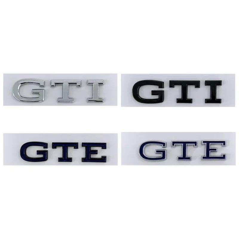 Pro VW VOLKSWAGEN 2026 Nové 3D ABS Boční odznaky na zadní kufr auta pro VW Nové logo GTE Golf R Beetle Passat Tiguan Jetta Sharan