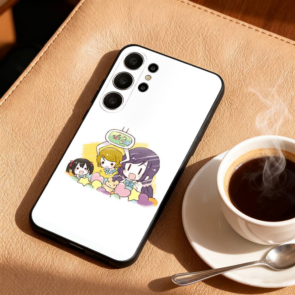 Love Live School Ldol Diary Phone Case For Samsung S26,S25,S24,S21,S22,S23,S30,Ultra,S20,FE,Lite,10,9,Black Cover