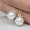 Ear Ring White Beautiful Women Fashion Faux Pearl Ear Stud for Wedding