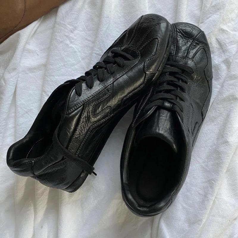 Adidași Retro Casual cu Șireturi, Plat, Pantofi de Mers Confortabili și Moi, Vârf Rotund, Pantofi Sport, Mărimi 35-44