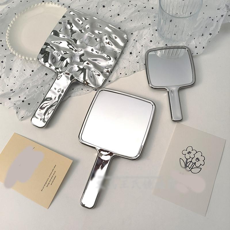 1PC Cosmetic Mirror Women's Portable with Dorm Folding Desktop Comb Makeup