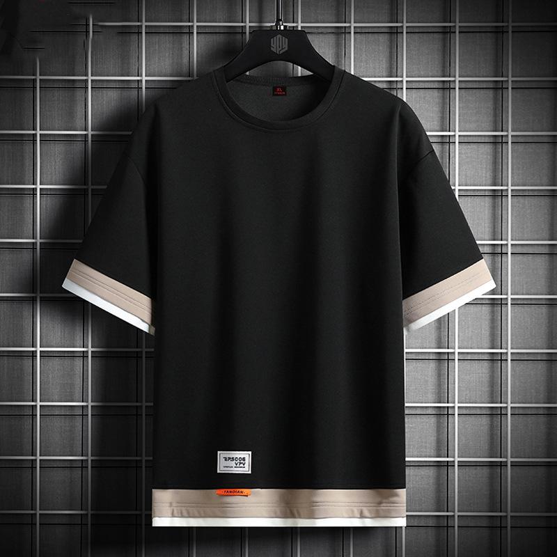T Shirts Men Drop Shoulder Summer T Shirts Oversized