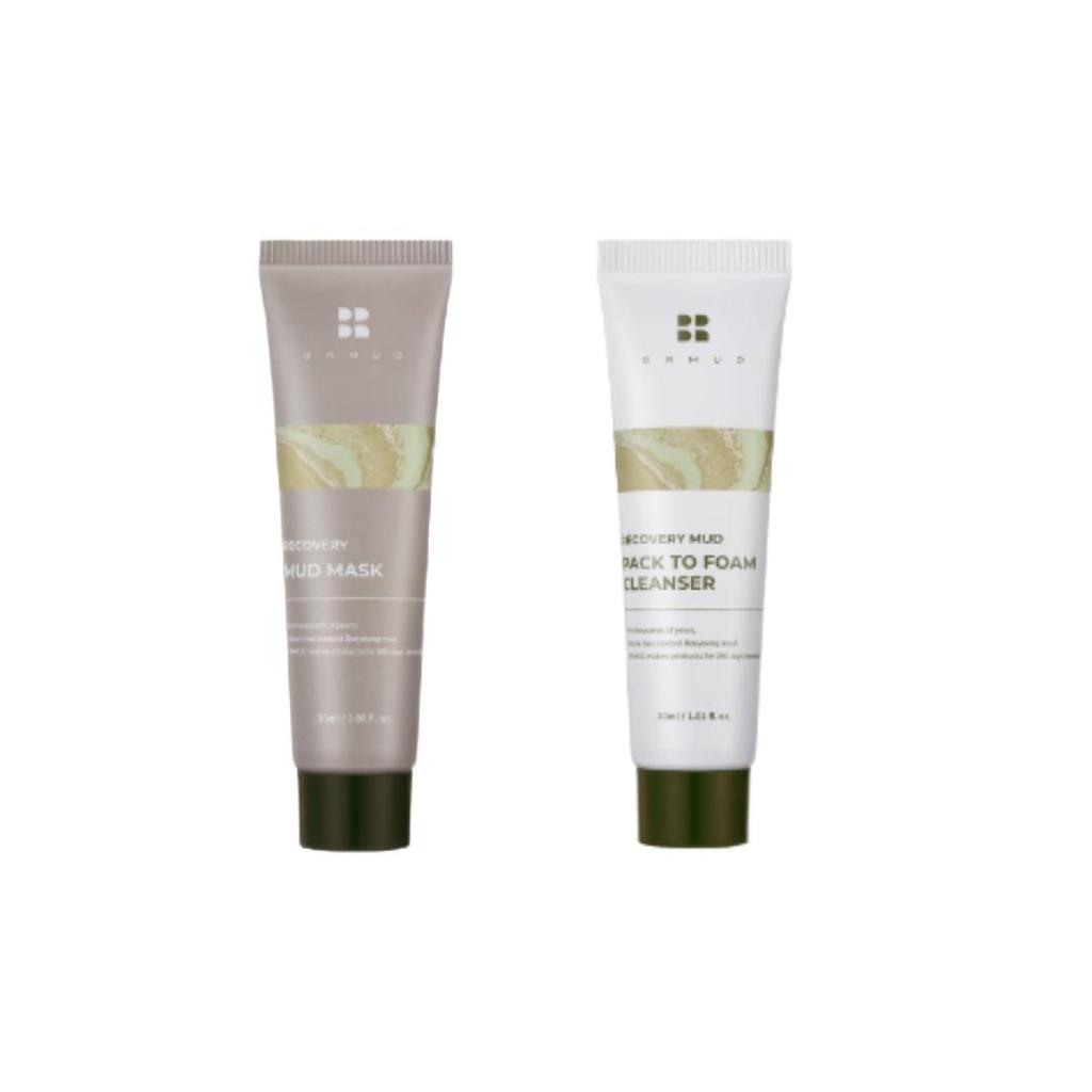 [Cardi B’s Pick] BRMUD Relief Mud Mask (30ml, 110ml, 200ml) / Relief Mud Pack-to-Foam Cleanser  (30ml, 110ml, 310ml) (9 Options)