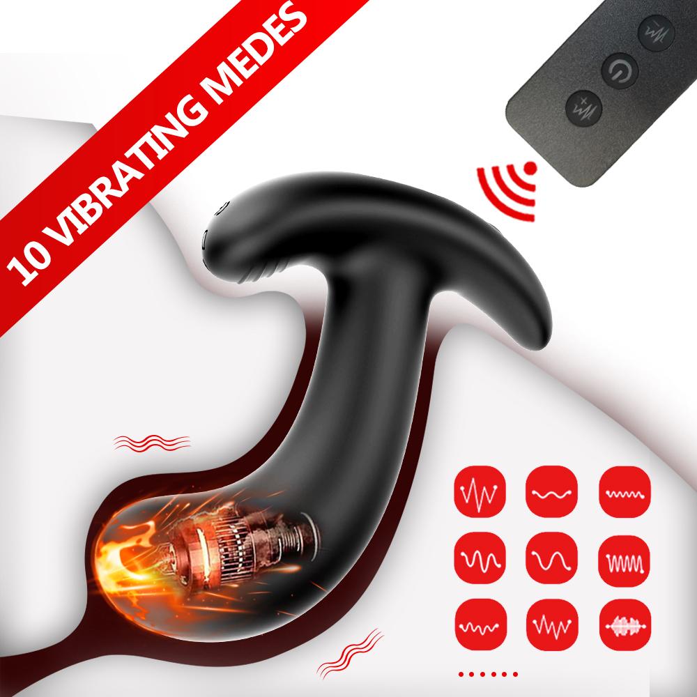 Silicone Prostate Massager Penis Fake Insert G Spot Stimulation Toy for Men Women Anal Butt Plug Wearable Dildo 18+