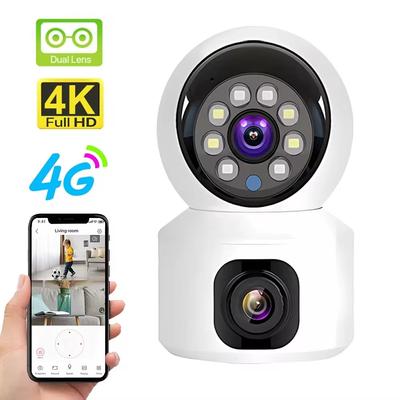 LS VISION Mini telecamera 4G Sim Card interna doppia lente visione notturna a colori audio bidirezionale monitoraggio automatico telecamere intelligenti videosorveglianza wireless