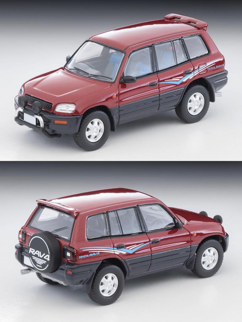 TOMYTEC Tomica Limited Vintage Neo 1/64 Scale LV-N354a Toyota RAV4L V Wine/Gray 1995 Model (Finished Model) 333883