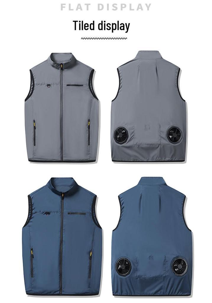 Summer Cooling Air-Conditioned Vest with Fan for Outdoor Heatstroke Prevention