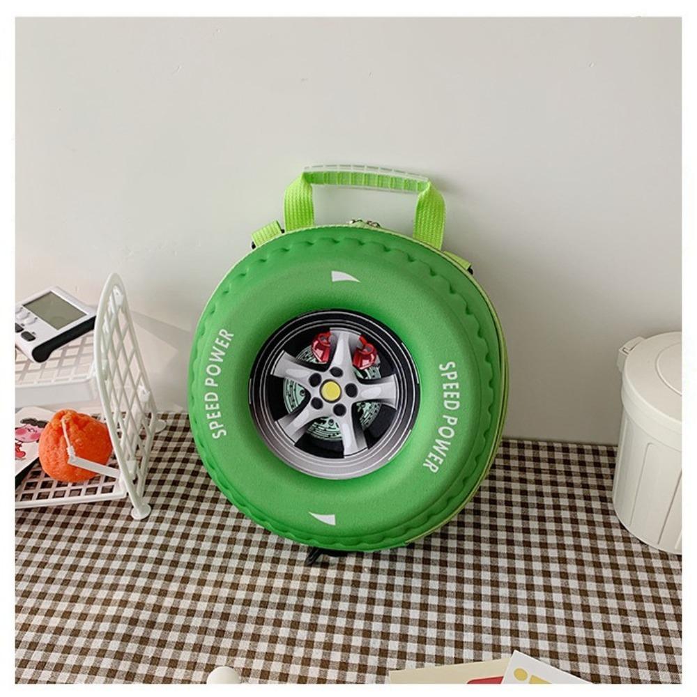 Barevný dětský školní batoh ve tvaru pneumatiky EVA 3D kreslené kolo předškolní taška přes rameno odlehčující zátěž dětský batoh