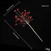Transparent Bead Crystal Tree Branches Shape Glitter Finish Christmas Tree Ornament Sparkling Effect Lifelike Style