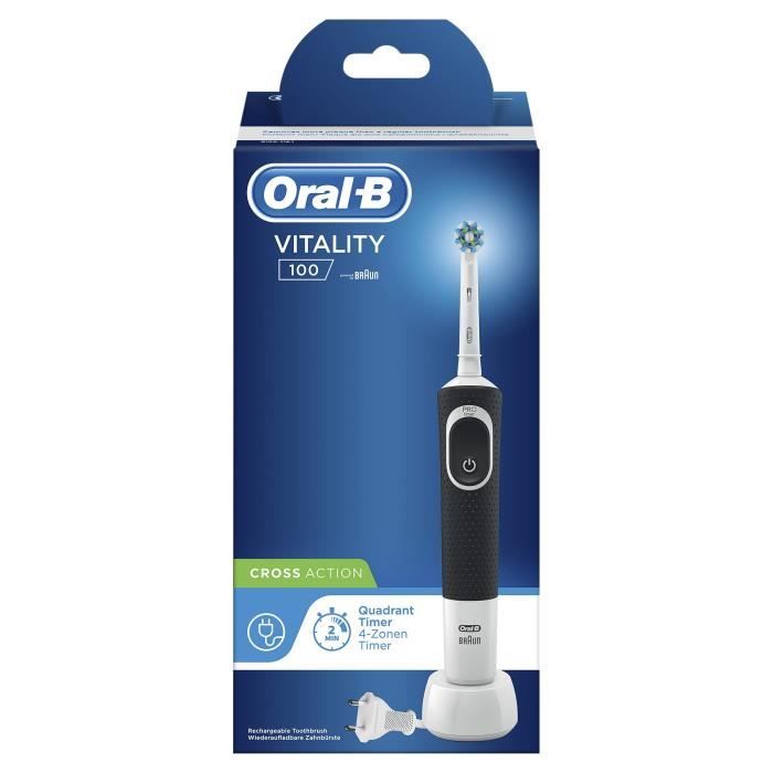 Brosse à dents électrique Oral B ORALB VITALITY 100 NOIR