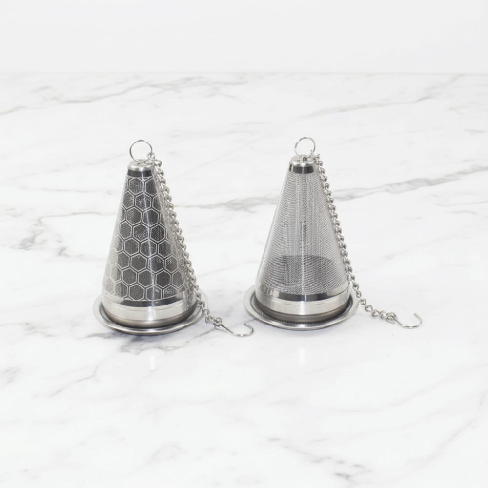 304 Stainless Steel Cone Tea Infuser Fine Mesh Tea Separation Filter Screen Tea-making Filter  Mug