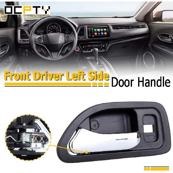 OCPTY Door Handle Interior Front Driver Left Side Replacement fit 1994-1997 for Honda for Accord Inside Door Handle Black