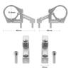 Handlebar Extension Mount Aluminum Alloy Bicycle Stem Lightweight Bike Stem Riser Bike Handlebar Extender Cycling Accessories