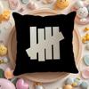 U-Undefeated Trend Cushion Cover Natural Linen Organic Fabric Double-Sided Printing Sofa Home Decor Gift Pillow Case