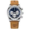POEDAGAR 921 Luxury Casual Man Watches High Quality Waterproof Chronograph Luminous Hands Clock Men's Quartz Wristwatch for Men