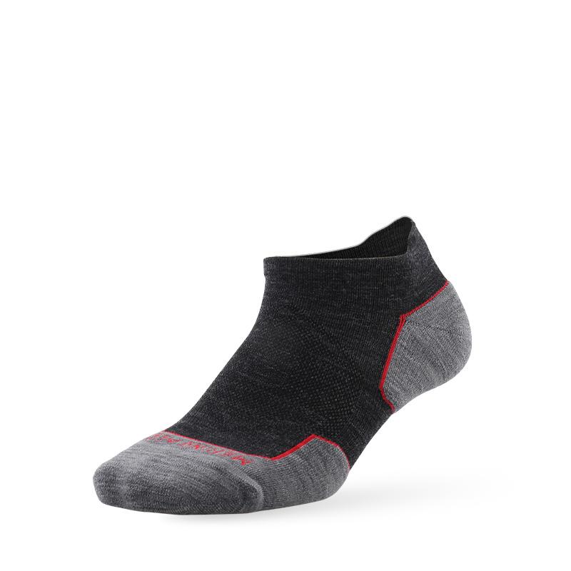 ZEALWOOD Marathon Laufsocken, Herren Damen Outdoor Merino Wolle Sport Kompressionssocken Atmungsaktiv Gepolstert Radfahren 1/3 Paare