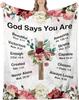 Christian Gifts for Men Blanket Mens Christian Gifts I Am a Child of God Blanket Inspirational Religious Gifts for Men Birthday