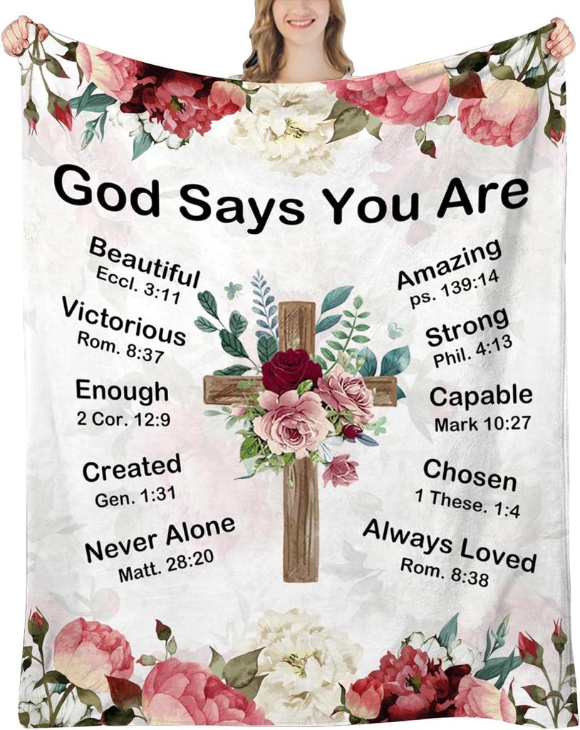 Christian Gifts for Men Blanket Mens Christian Gifts I Am a Child of God Blanket Inspirational Religious Gifts for Men Birthday