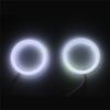 2 Stück Auto Halo Ring Engelaugen LED 60MM Weißes Licht Wasserdicht Signalleuchte Motorrad Auto Engelaugen 12V LED-Licht