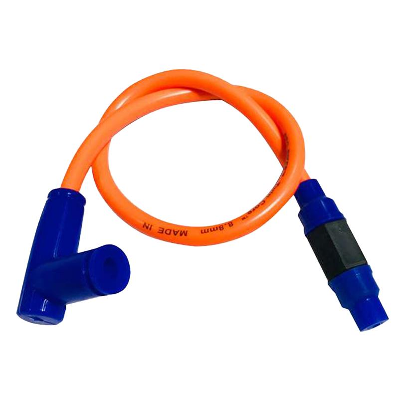 

SEAMETAL Універсальна котушка запалювання мотоцикла Кабель живлення для свічки запалювання для мотоциклів, квадроциклів, скутерів, мопедів, свічок запалювання, Кришка кабелю живлення помаранчевий