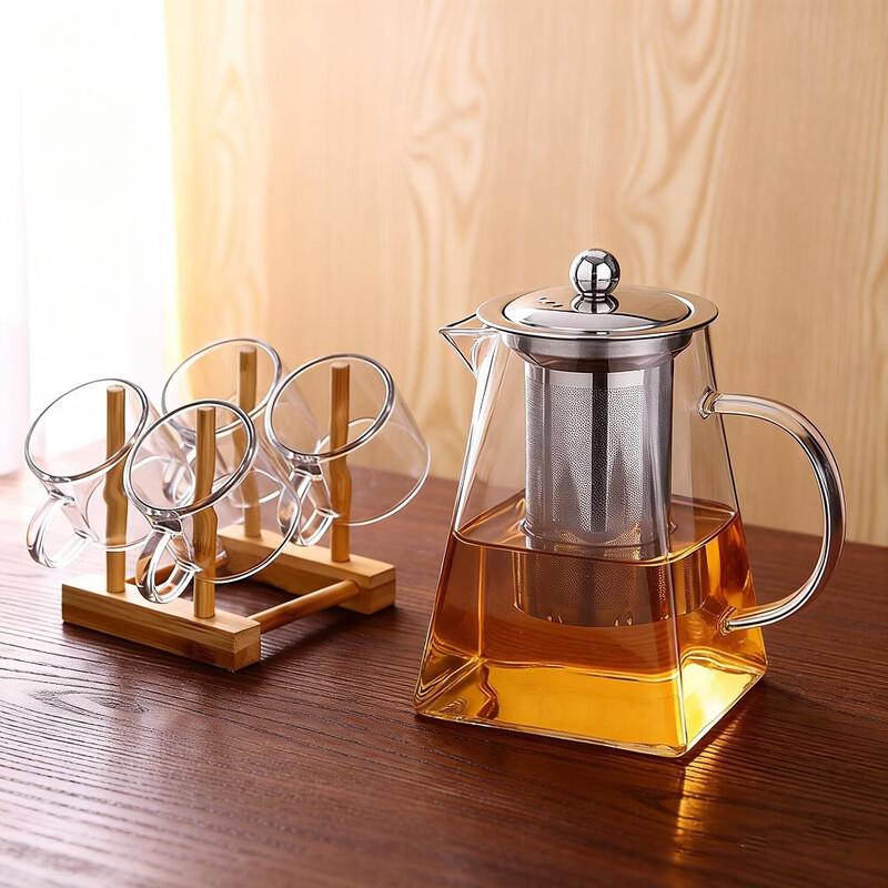 Youluo Heat-Resistant Glass Tea Infuser Pot