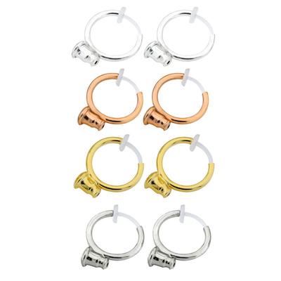 Screw Ear Clip Converter Diy Clip On Earring Turn Any Studs Into Clip-on Earring