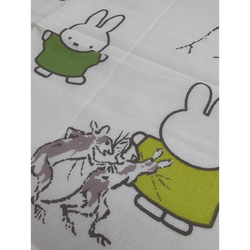 Marimo Craft Miffy x Choju Giga Tenugui W340xH900mm (Festival) Approx. DBC-235