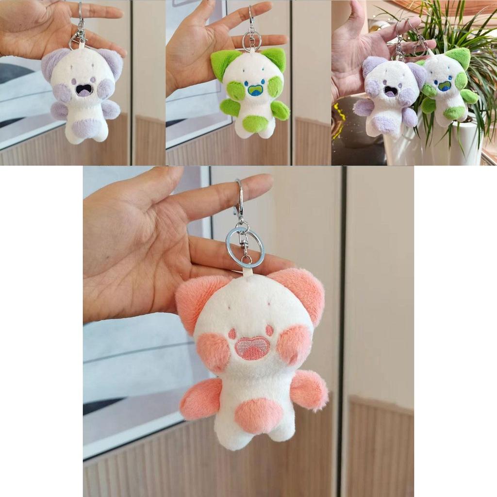 Adorable 4.7in Dudu Cat Plush Toy Keychain Decoration