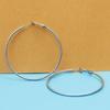 Korean Metal Party Punk Personalized Large Circle Jewelry Fashion Hoop Earrings Ear Studs