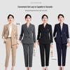 Elegant Women's Professional Spring/Autumn Suit for Work and Interviews