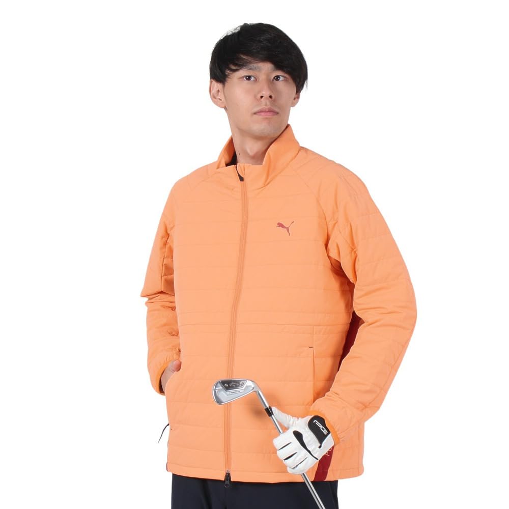 

Outer Golf PF Stretch Light Nakawata Stand FZ Jacket Bright Melon 2XL [PUMA] Men s