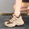 Women's 2024 Spring Dad Sneakers: Lightweight, Thick-Soled, Height-Boosting, Stylish Streetwear