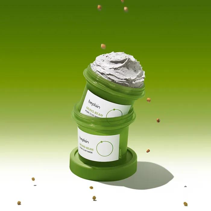 Green bean pore clay pack 120ml (+12ml X 3 free)