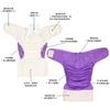 Reusable Adult Incontinence Pants XXL Washable Waterproof Leak-Proof Underwear Elderly Postpartum Users