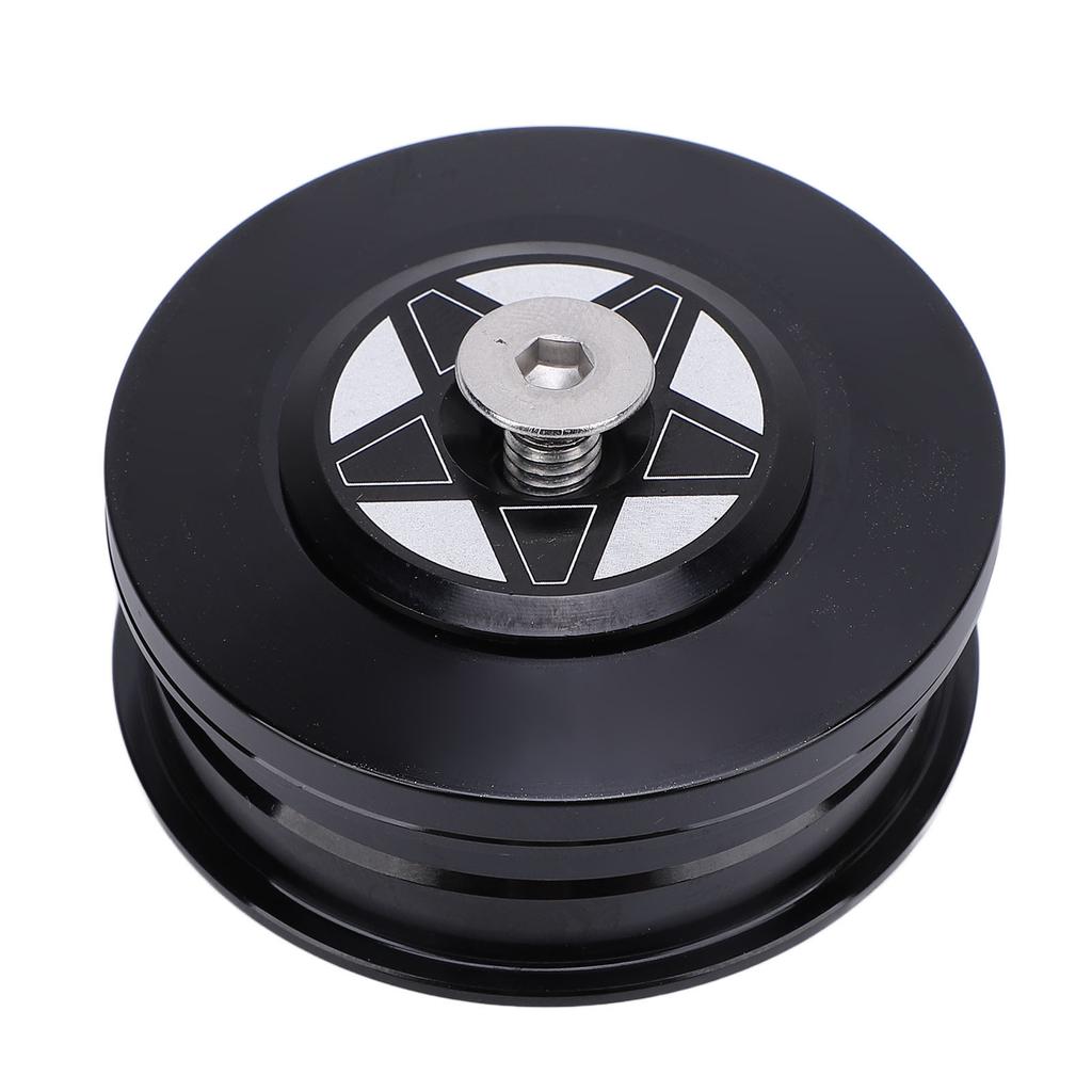 Mountain Bike Headset 49.7mm Aluminum Alloy Low Noise Double Sealed Bearing Road Bike Headset for 28.6mm Straight Pipe