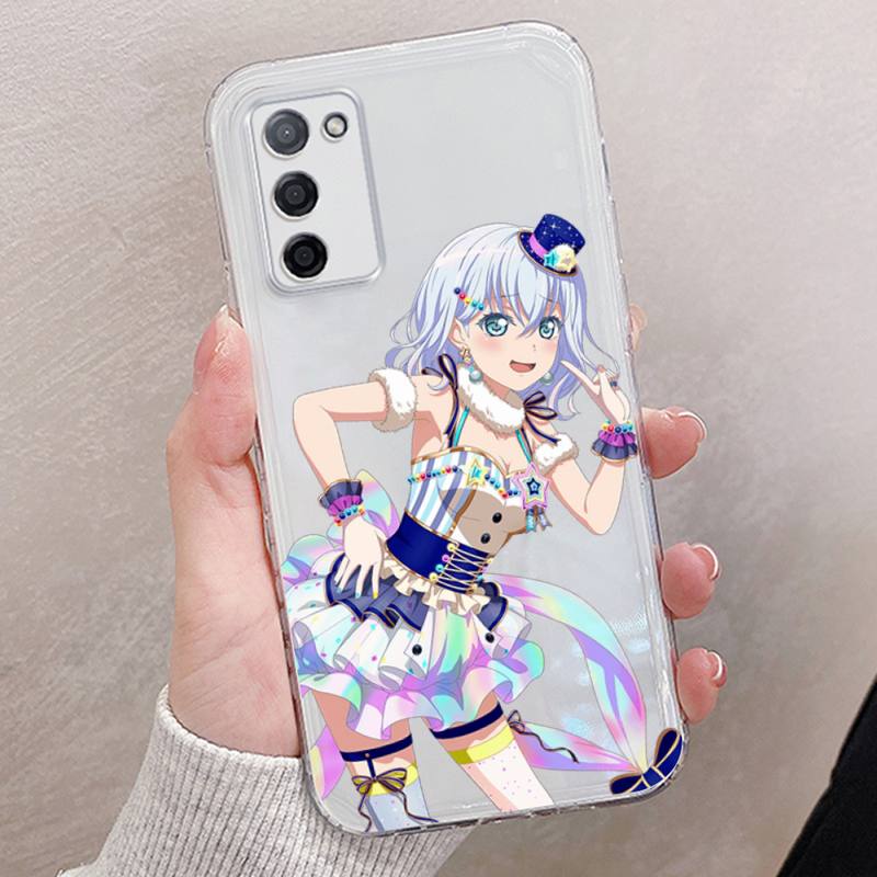 Yashio Rui BanG Dream Phone Case For Xiaomi Mi 11 Ultra Lite 10 Redmi Note 9 8 7 9a K30S K40 Pro Transparent Coque