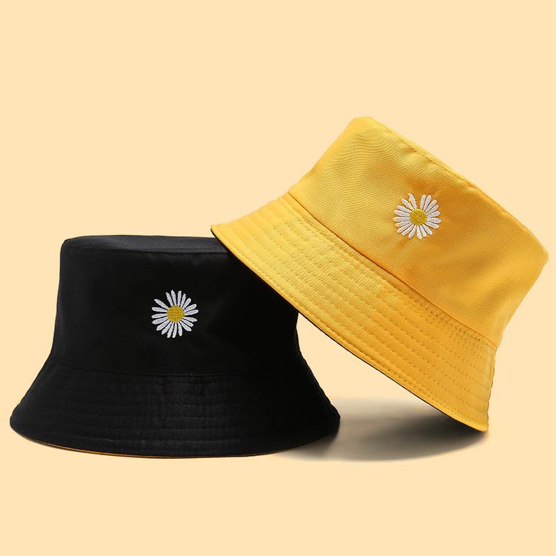 Double-sided Yellow Duck Bucket Hats In Sport Caps Fashion Unisex Beach Sun Hat Street Headwear Fisherman Outdoor Hat
