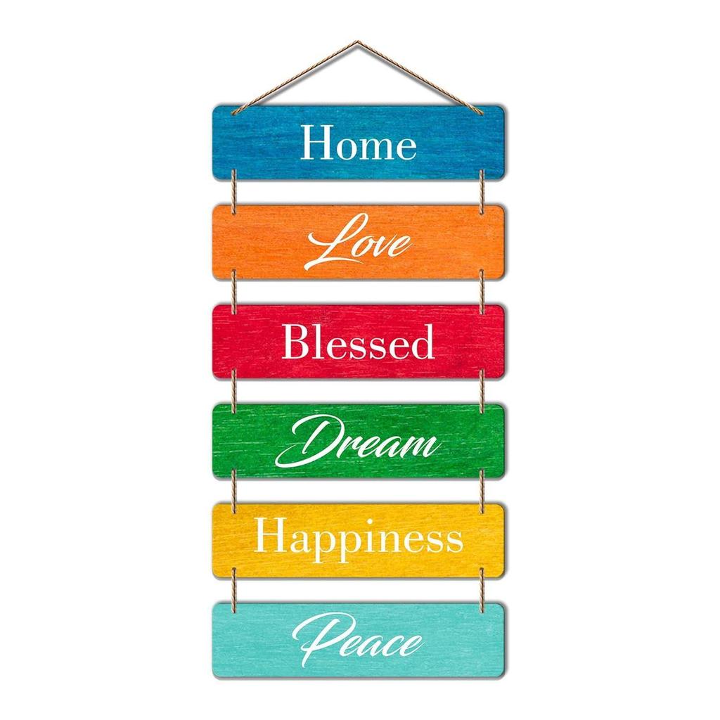 Wall Hanging Wooden Art Decoration Item for Living Room | Bedroom | Home Decor | Gifts | Quotes Decor Painting | Wall Art For Hall