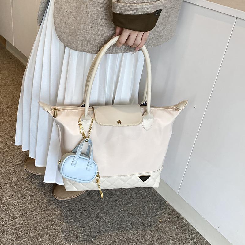 Sac fourre-tout d'épaule décontracté pour femmes, léger et polyvalent - Sac à main grande capacité pour cette année