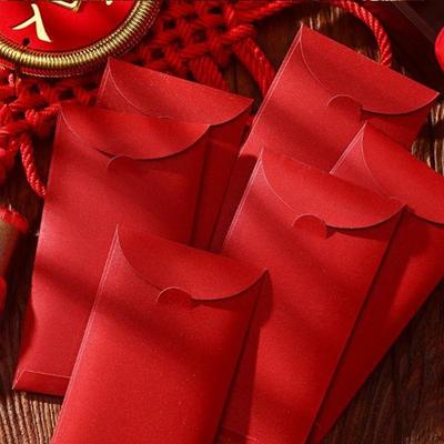6Pcs Chinese Style 2026 New Year Red Envelope Paper Cute Spring Festival Envelope Traditional Best Wishes