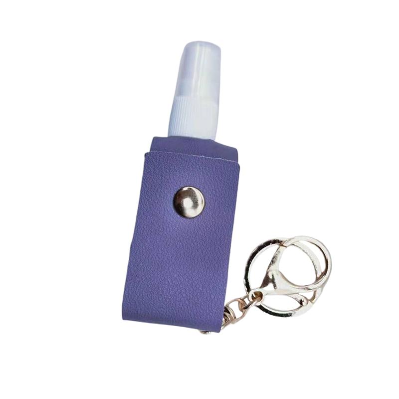 Sticluță 30 ml Gel dezinfectant pentru mâini Mini Sticluță cu gel hidroalcoolic pentru mâini Breloc din piele PU Mini dozator de săpun Sticluță de depozitare reutilizabilă