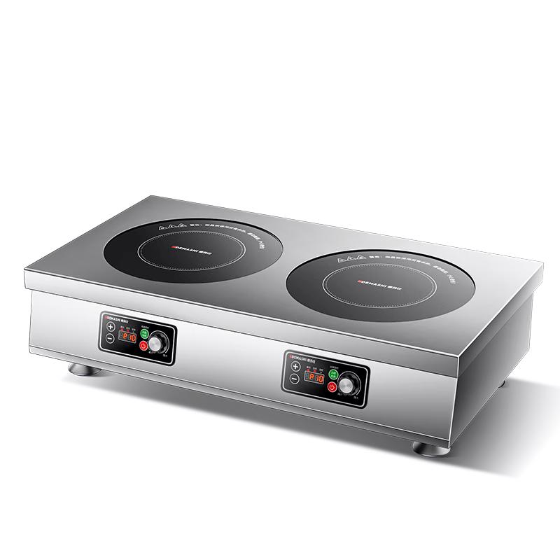 DEMASHI 3500W Commercial Double Electric Ceramic Cooktop