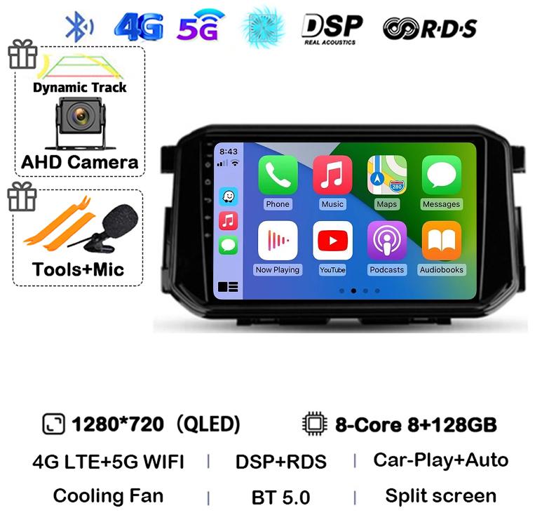 Android 14 Carplay Auto 4G+WIFI For Nissan Terra Xterra 2018 2019 2020-2022 Car Radio Multimedia Video Player GPS 360 Camera DSP