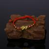 Handmade Alloy Bead Pi Xiu Bracelet With Adjustable Red Cord For Travel And Gifts