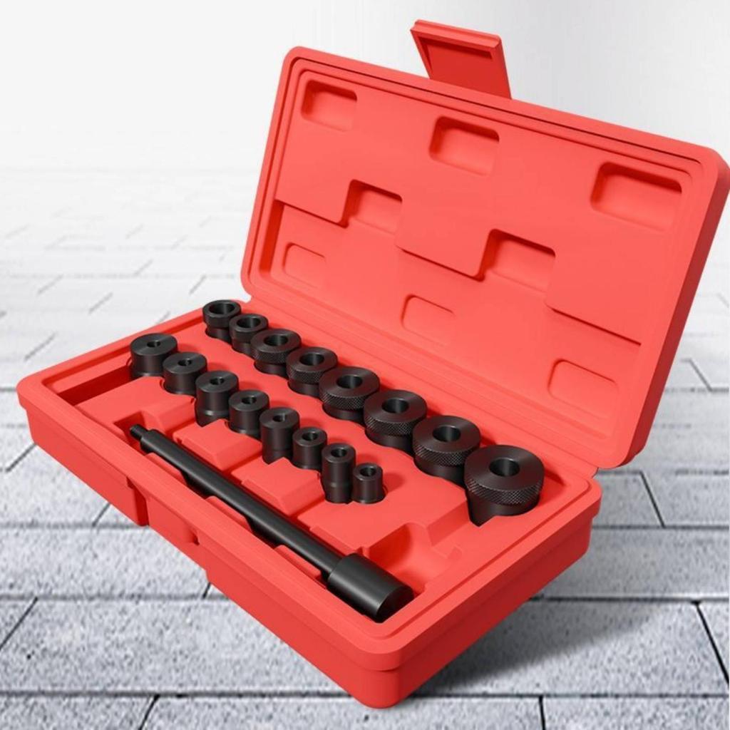 17 Pieces Clutch Alignment Tool with Adapters Universal for Repair Shops, DIYers
