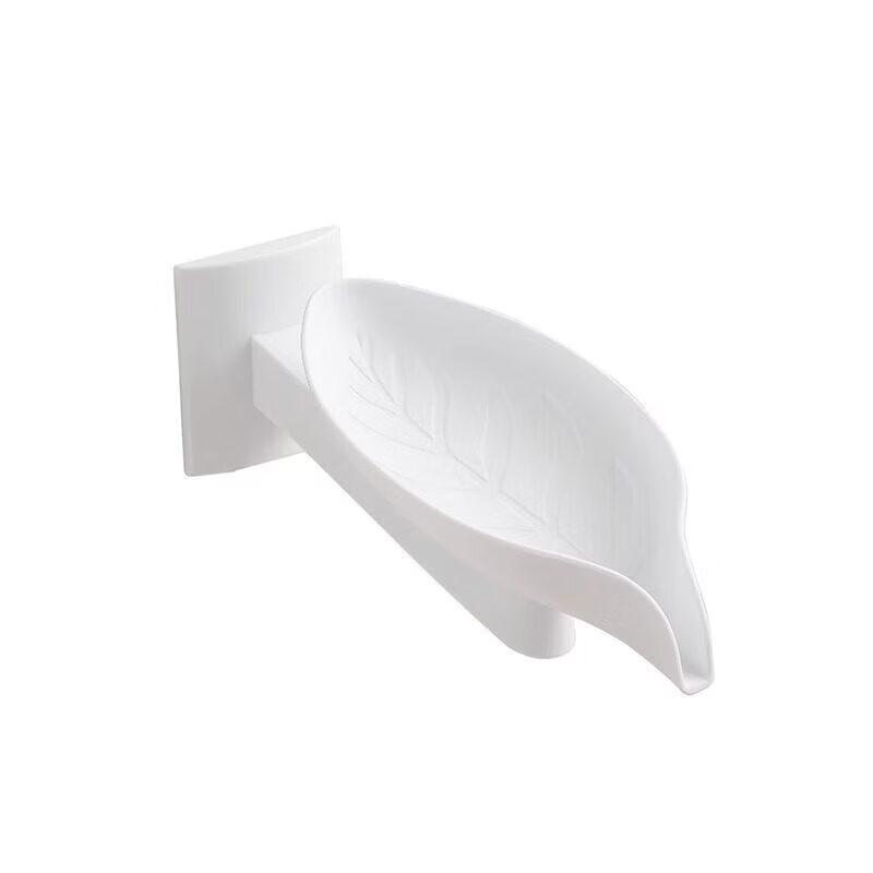 LIEI Bathroom Suction Cup Leaf Soap Dish